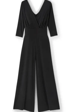 Soft Surroundings 3/4 Sleeve Penelope Jumpsuit- Dresses|Jumpsuits