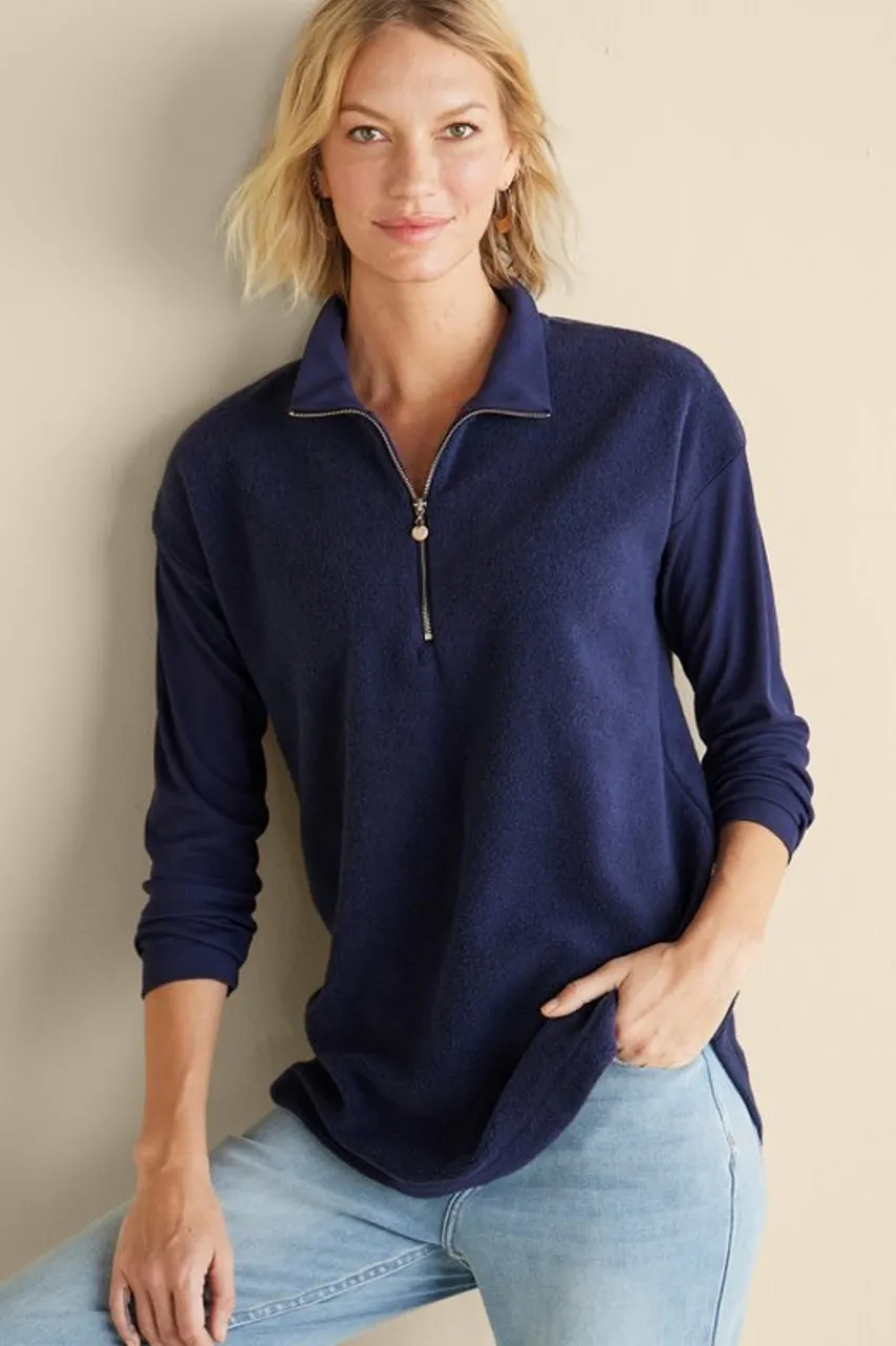 Soft Surroundings Adalyn Pullover Tunic- Tops