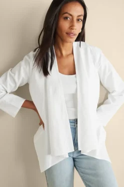 Soft Surroundings Alicante Linen Blend Topper- Tops|Toppers