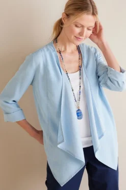 Soft Surroundings Alicante Tencel™ Topper- Toppers|Jackets & Coats