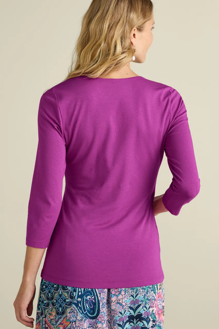 Soft Surroundings Alyssa Knit Top- Tops