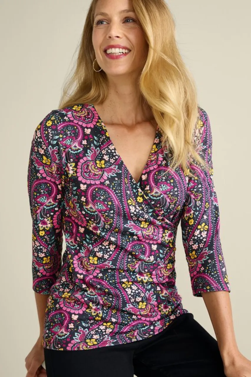 Soft Surroundings Alyssa Knit Top- Tops
