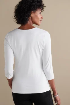 Soft Surroundings Alyssa Knit Top- Tops