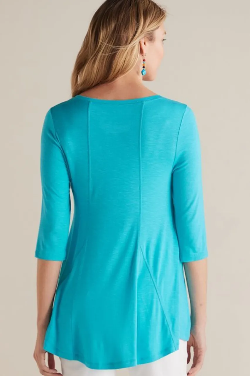 Soft Surroundings Amelia A-Line Tunic- Tops