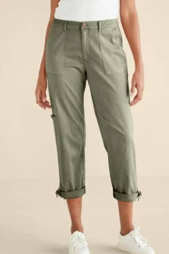 Soft Surroundings Antigua Convertible Crop Pants- Pants
