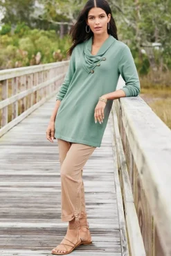 Soft Surroundings Antigua Convertible Crop Pants- Pants