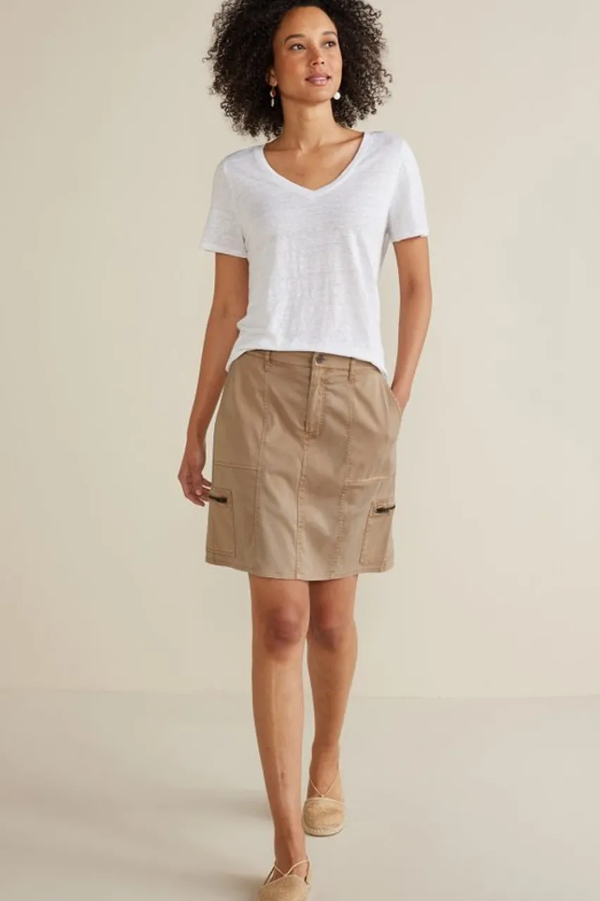 Soft Surroundings Antigua Utility Skort- Pants|Skirts