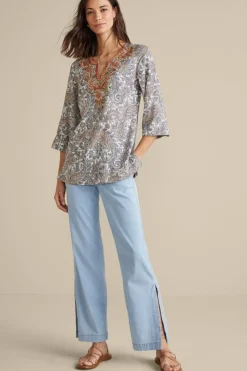 Soft Surroundings Arcadia Wide Leg Pants- Pants