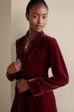 Soft Surroundings Aria Velvet Jacket- Jackets & Coats