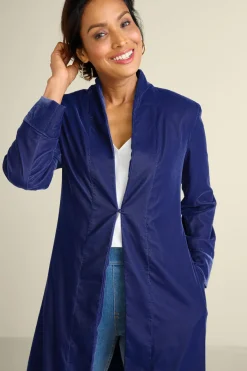 Soft Surroundings Aria Velvet Jacket- Jackets & Coats