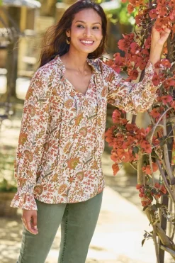 Soft Surroundings Asha Long Sleeve Top- Tops
