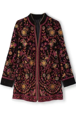 Soft Surroundings Astrid Velvet Jacket- Jackets & Coats