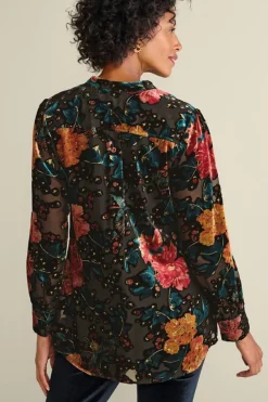Soft Surroundings Autumn Velvet Tunic- Tops