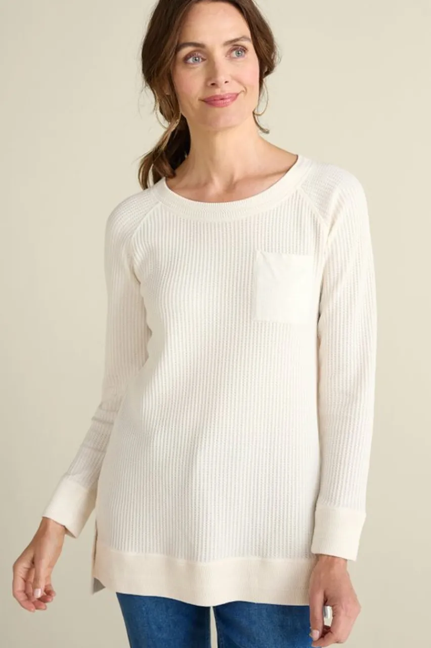 Soft Surroundings Autumn Waffle Tunic- Tops|Tunics & Leggings