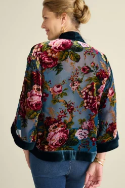 Soft Surroundings Bercy Velvet Topper- Toppers|Jackets & Coats