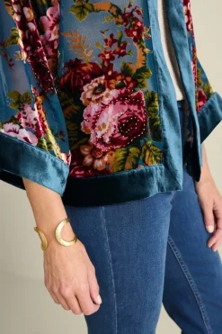 Soft Surroundings Bercy Velvet Topper- Toppers|Jackets & Coats
