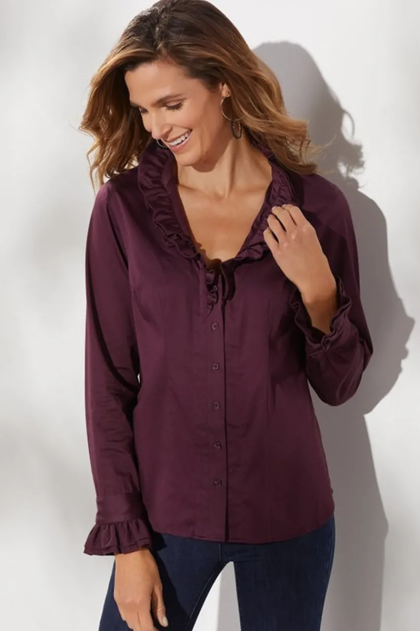 Soft Surroundings Boleyn Shirt- Tops