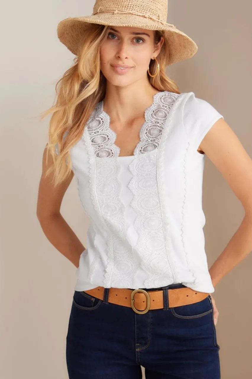 Soft Surroundings Breelyn Top I- Tops