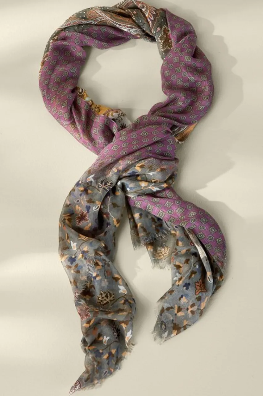 Soft Surroundings Cadence Patchwork Scarf- Scarves & Wraps
