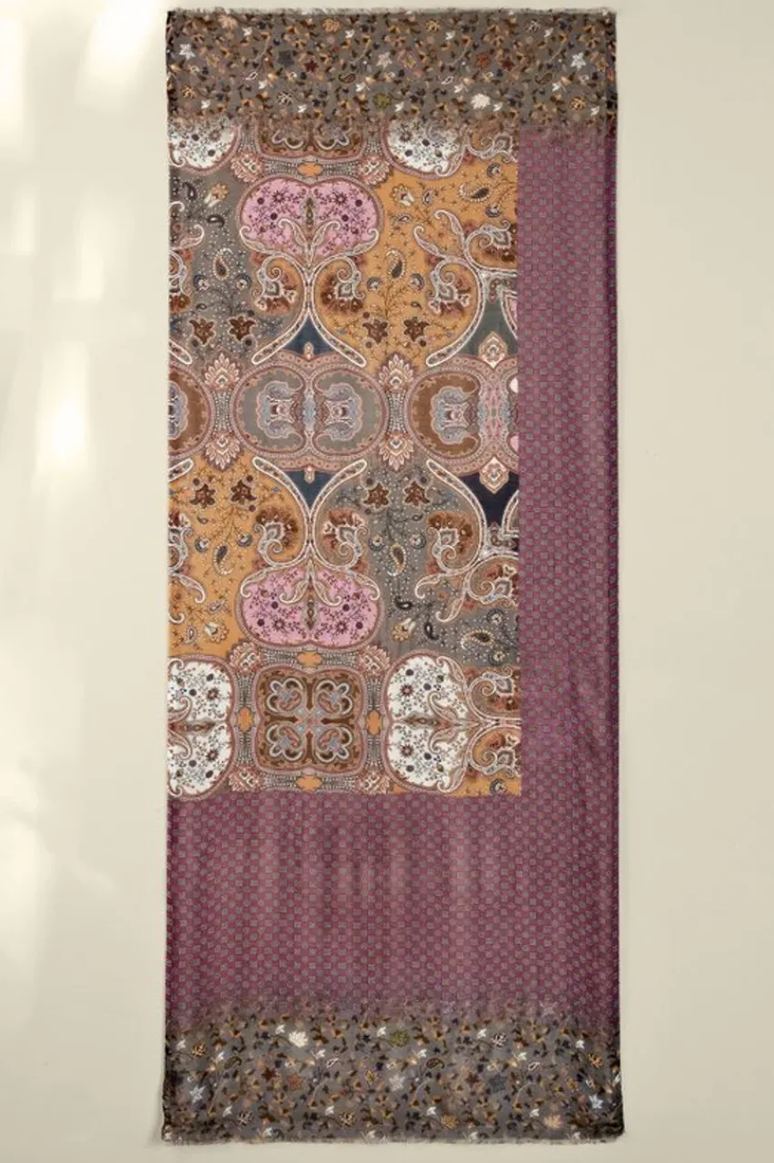 Soft Surroundings Cadence Patchwork Scarf- Scarves & Wraps
