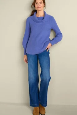 Soft Surroundings Calanthe Cashmere Pullover- Tops|Sweaters & Cardigans
