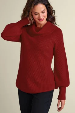 Soft Surroundings Calanthe Cashmere Pullover- Tops|Sweaters & Cardigans