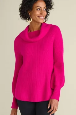 Soft Surroundings Calanthe Cashmere Pullover- Tops|Sweaters & Cardigans