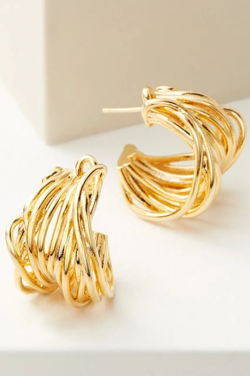 Soft Surroundings Carissa Hoop Earrings- Jewelry|Earrings