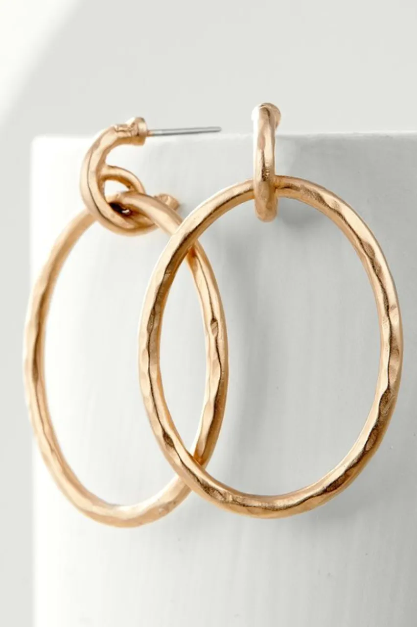 Soft Surroundings Cassini Hoop Earring- Jewelry|Earrings