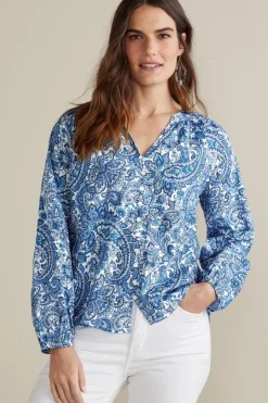Soft Surroundings Celia Top- Tops