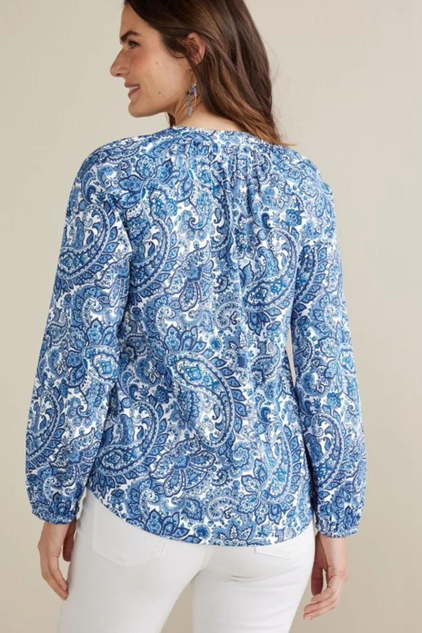 Soft Surroundings Celia Top- Tops