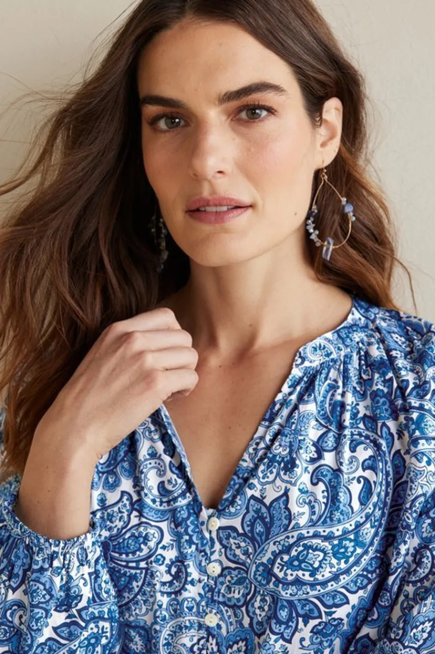 Soft Surroundings Celia Top- Tops