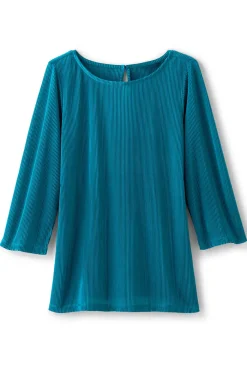 Soft Surroundings Cella Plisse Tunic- Tops