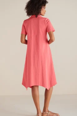 Soft Surroundings Danielle Button Dress- Dresses