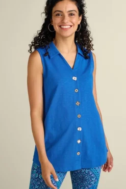 Soft Surroundings Danielle Sleeveless Tunic- Tops|Tunics & Leggings
