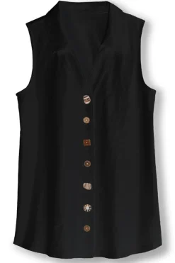 Soft Surroundings Danielle Sleeveless Tunic- Tops|Tunics & Leggings