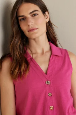 Soft Surroundings Danielle Sleeveless Tunic- Tops|Tunics & Leggings