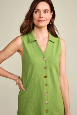 Soft Surroundings Danielle Sleeveless Tunic- Tops|Tunics & Leggings