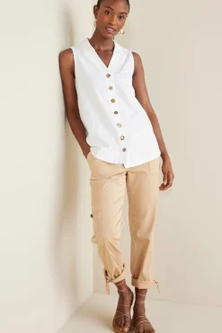 Soft Surroundings Danielle Sleeveless Tunic- Tops|Tunics & Leggings