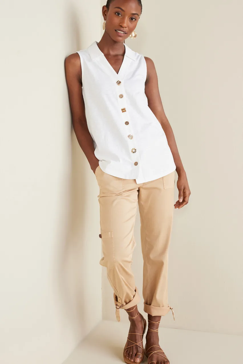 Soft Surroundings Danielle Sleeveless Tunic- Tops|Tunics & Leggings