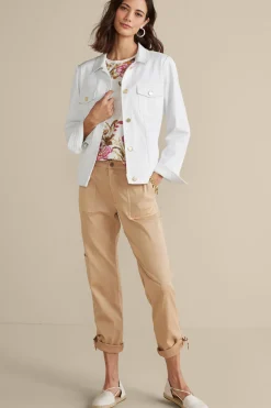 Soft Surroundings Diana Shapely Denim Jacket- Toppers|Jackets & Coats