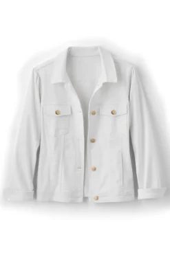 Soft Surroundings Diana Shapely Denim Jacket- Toppers|Jackets & Coats