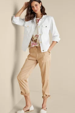 Soft Surroundings Diana Shapely Denim Jacket- Toppers|Jackets & Coats