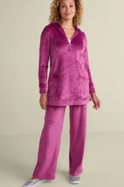 Soft Surroundings Dixie Velour Wide Leg Pants- Pants
