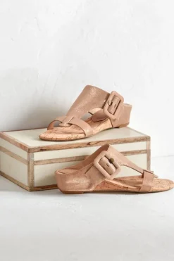 Soft Surroundings Donald Pliner Ofelia Wedge Slide- Shoes