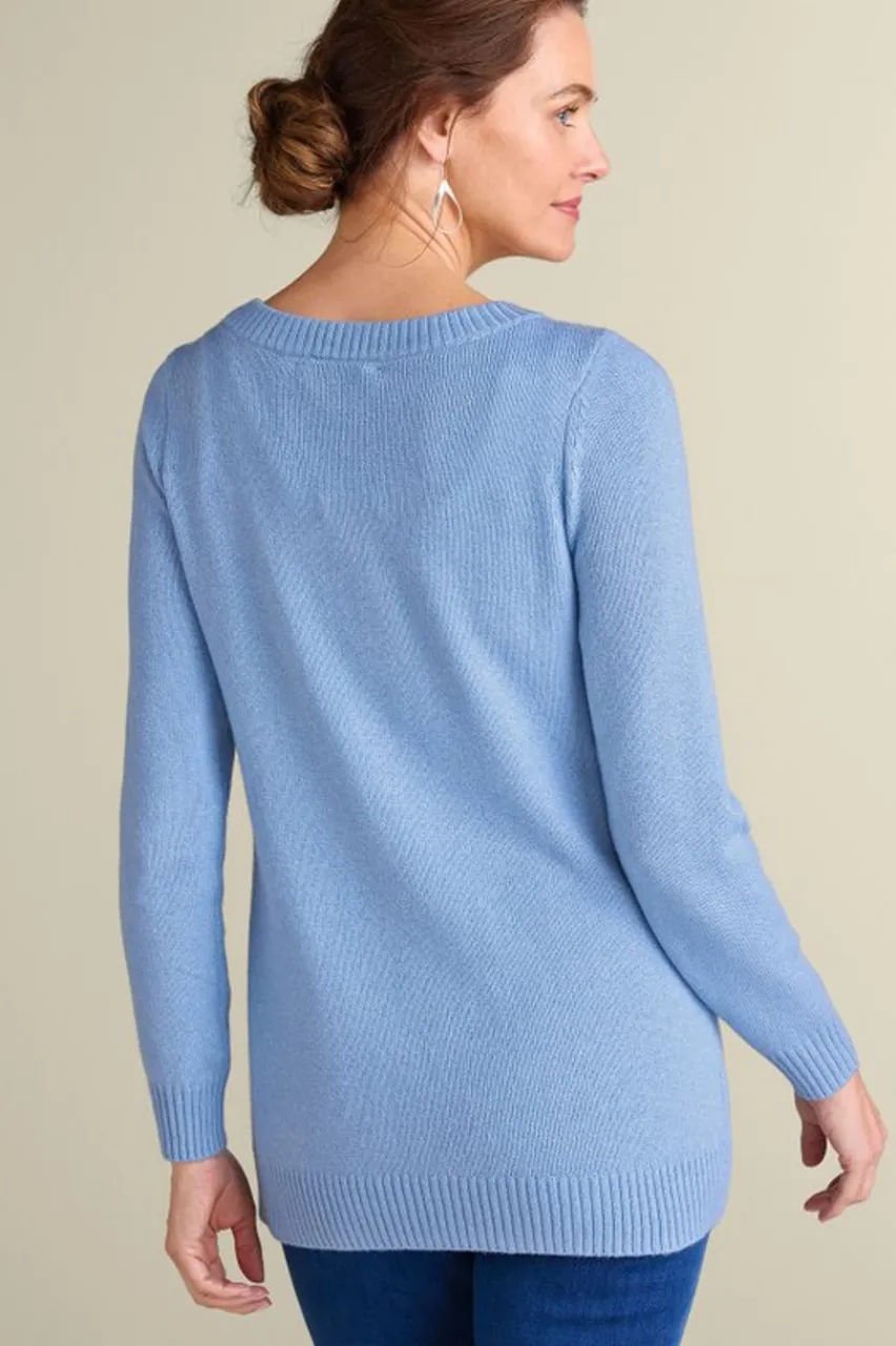 Soft Surroundings Draya Eyelash Sweater- Tops|Sweaters & Cardigans