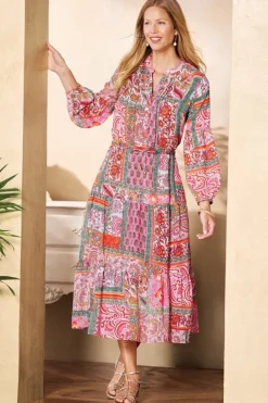 Soft Surroundings Drea Midi Dress- Dresses