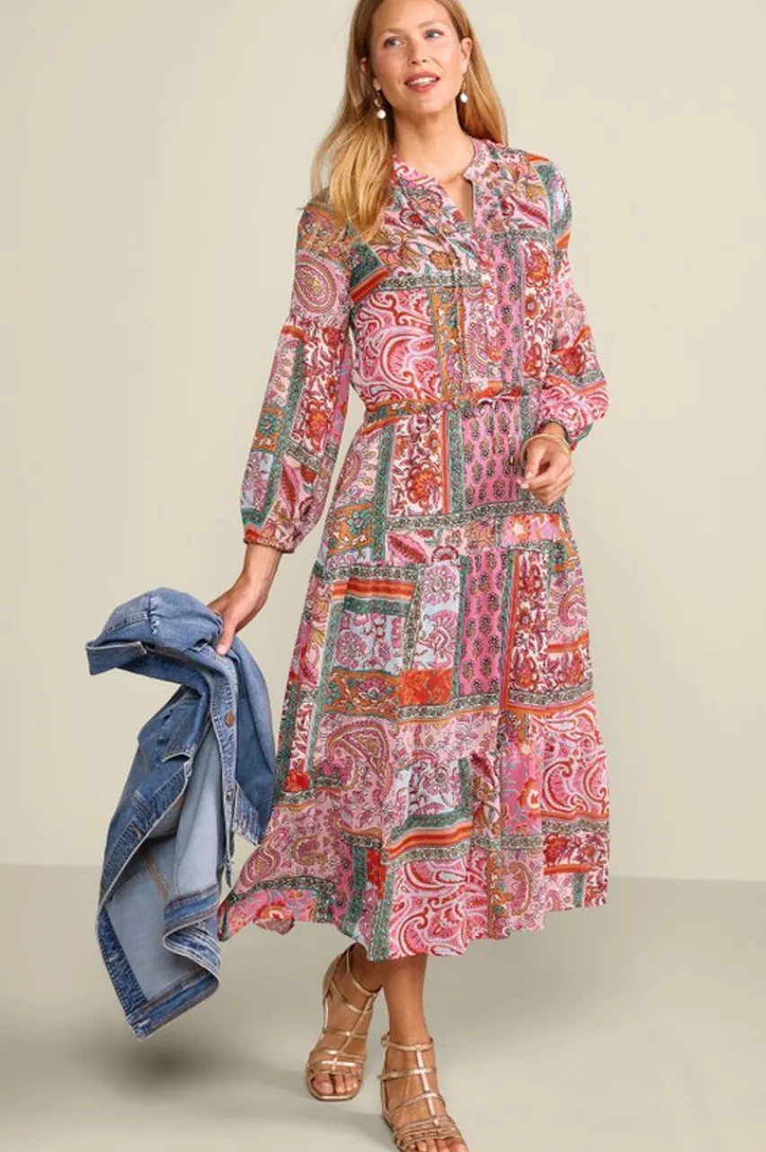 Soft Surroundings Drea Midi Dress- Dresses