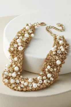 Soft Surroundings Elanore Crochet Pearl Necklace- Jewelry|Necklaces