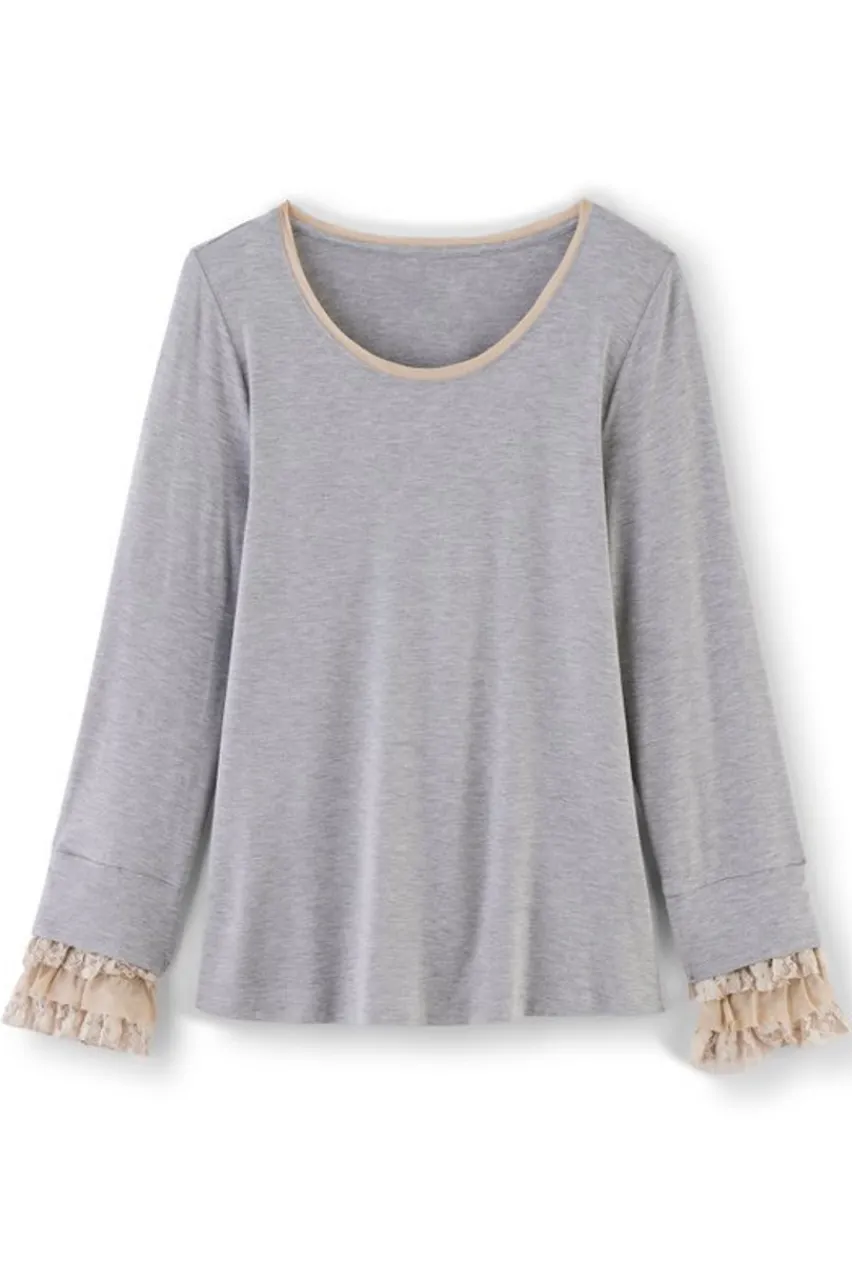 Soft Surroundings Ella Lace Top- Tops